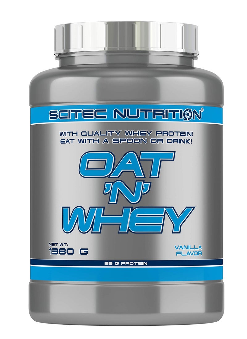 Scitec Nutrition Oat N Whey Protein Vanilla Flavour 1380gram