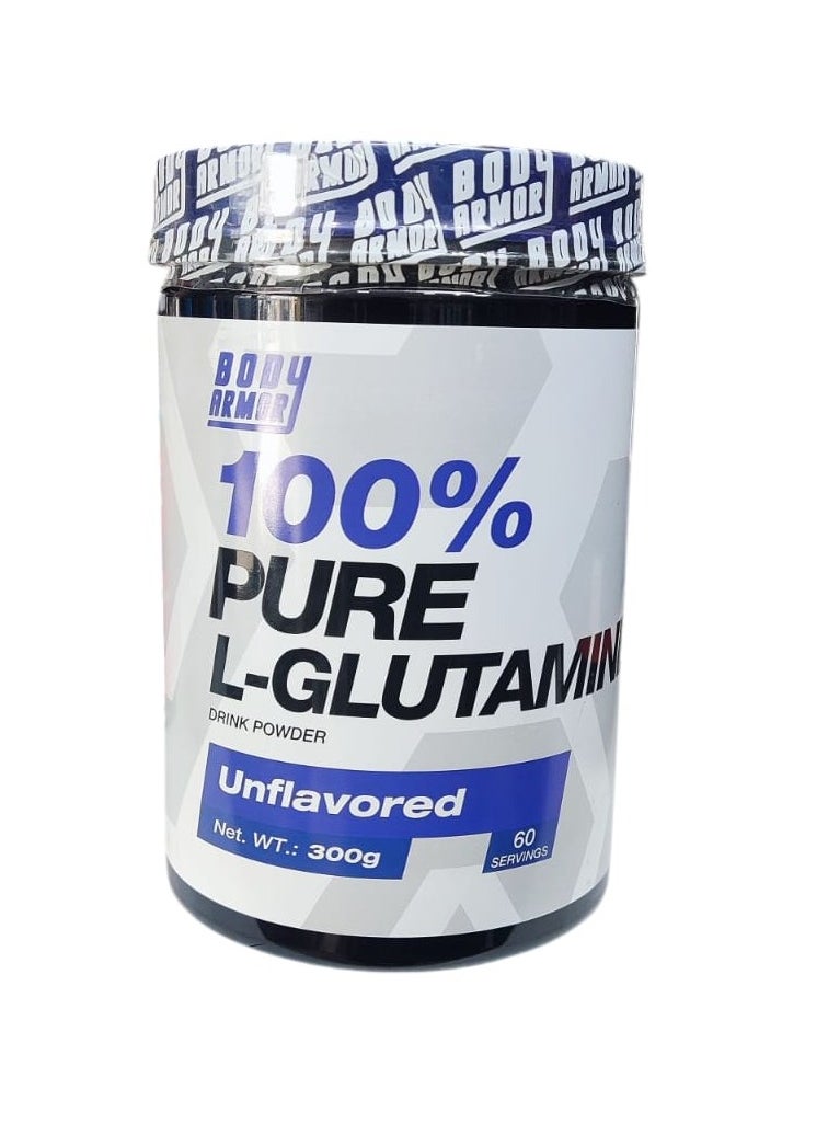 Body Armor, 100% L-Glutamine, 300g, Unflavoured, 60 Servings