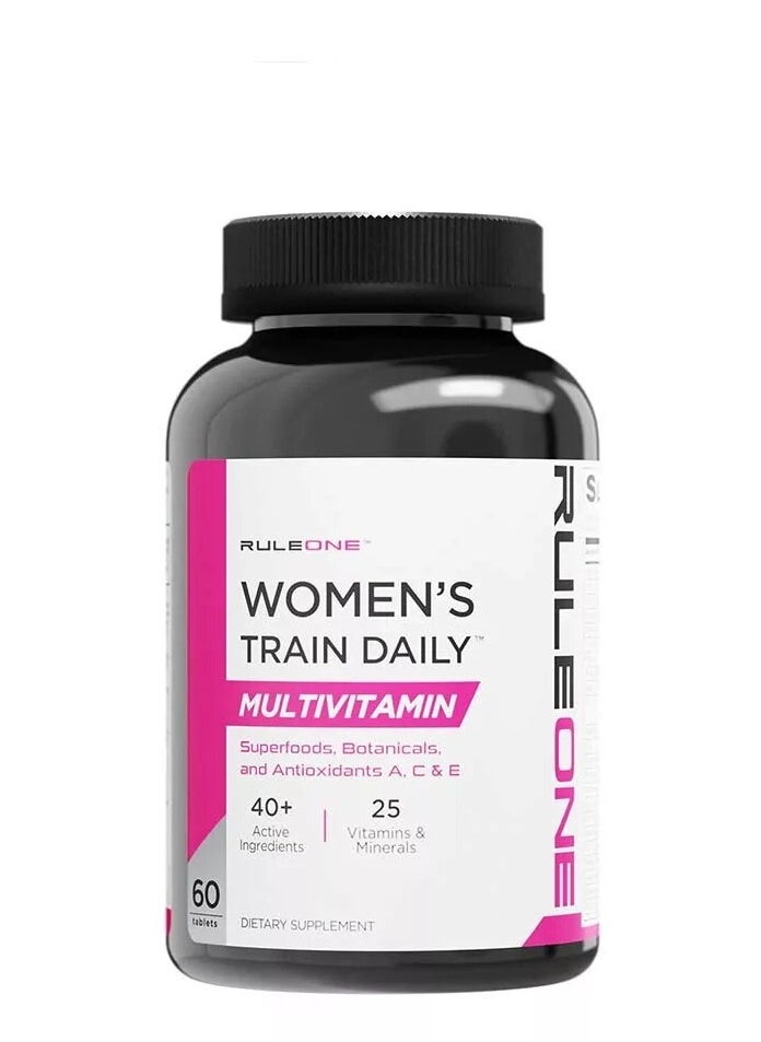 Ruleone, Women’s Train Daily Multivitamin, 60 Tabs, 30 Servings