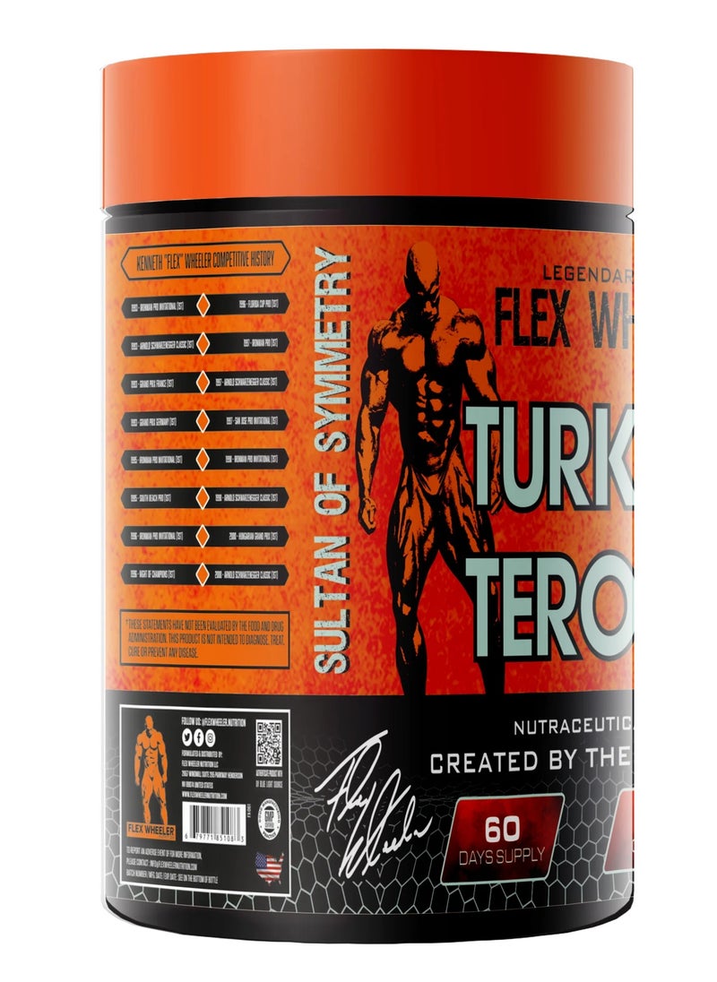 Flex Wheeler Nutrition Turkesterone - Muscle Growth & Recovery (60 Capsules)