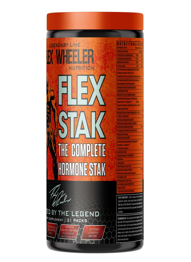 Flex Wheeler Nutrition Flex Stak - The Complete Hormone Stack for Peak Performance