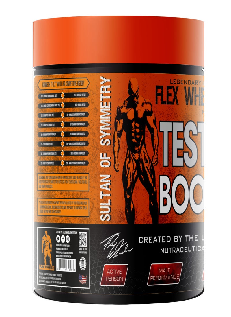 Flex Wheeler Nutrition Testo Boost - Natural Testosterone Support for Strength & Vitality (90 Capsules)