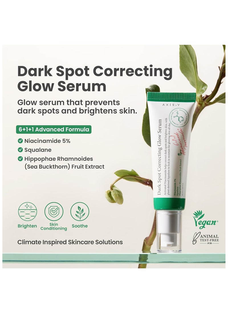 AXIS-Y Dark Spot Correcting Glow Serum and Complete No Stress Physical Sunscreen Duo Pack