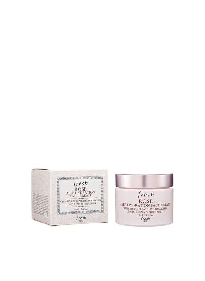 Fresh rose deep hydration face cream - normal to dry skin types, clear , 1.6 Ounce