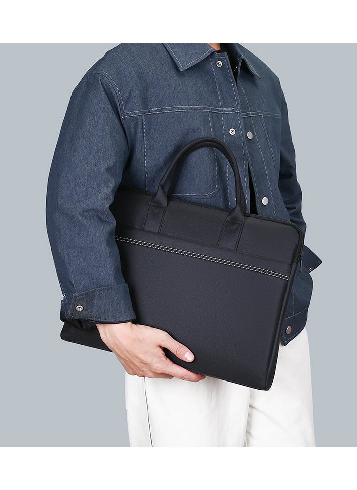 Men's business handbag Waterproof Oxford cloth zipper briefcase file bag