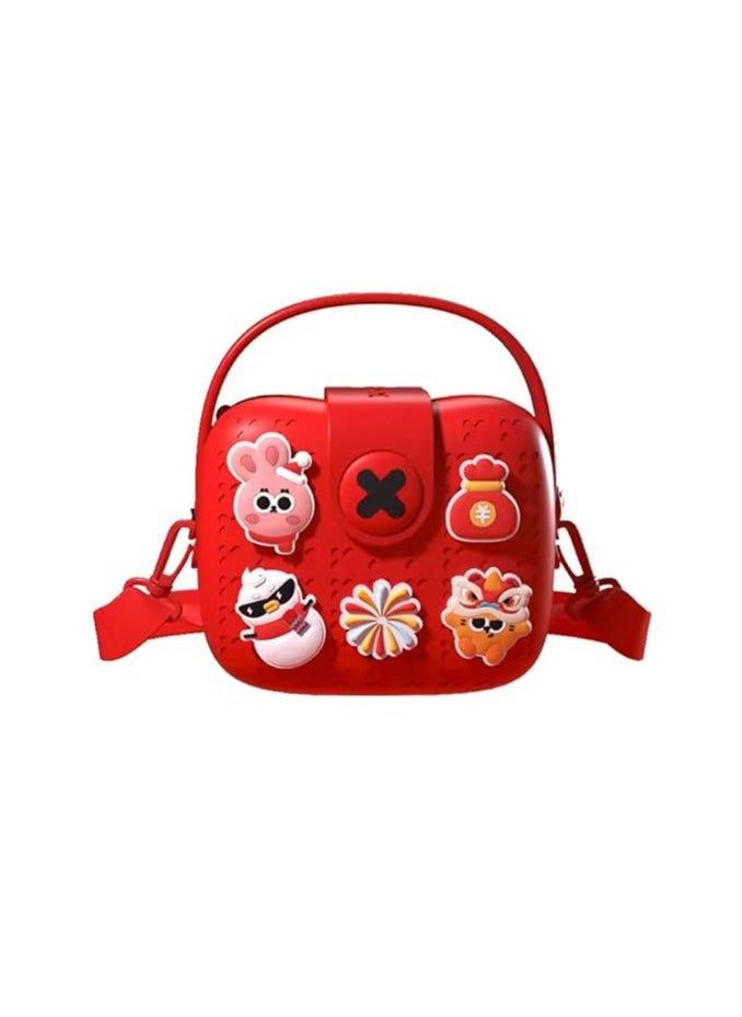 Kids Mini Crossbody Sling Bag (Red)