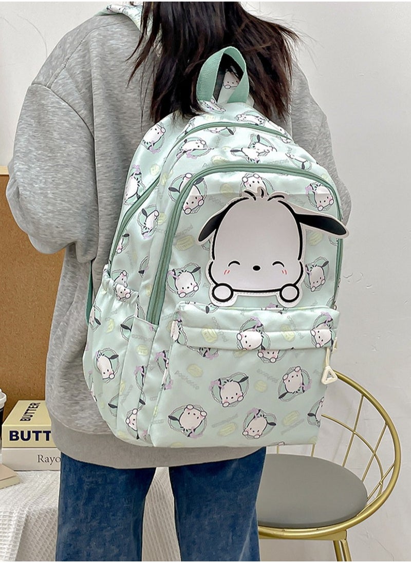 Pochacco Backpack for School Kids Backpack Laptop Backpack School Bag Cute Anime Backpack for Girls Boys
