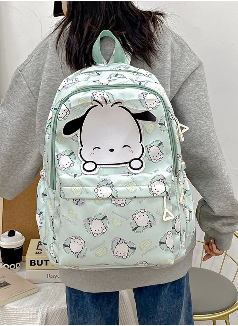 Pochacco Backpack for School Kids Backpack Laptop Backpack School Bag Cute Anime Backpack for Girls Boys