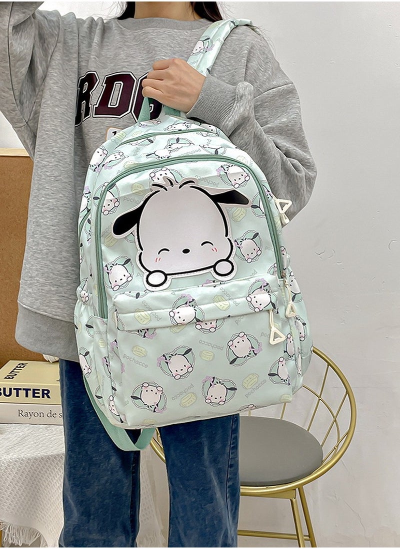 Pochacco Backpack for School Kids Backpack Laptop Backpack School Bag Cute Anime Backpack for Girls Boys