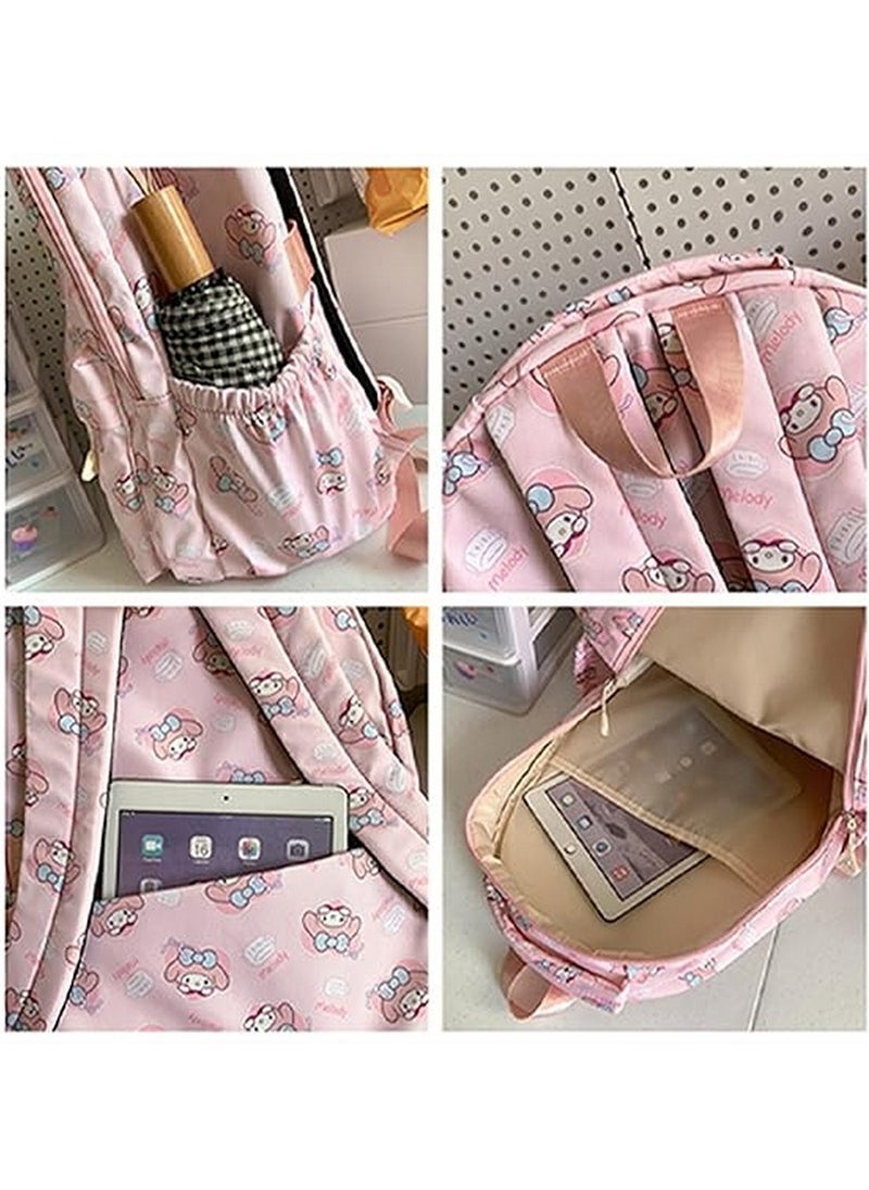 Mymelody Backpack for School Kids Backpack Laptop Backpack School Bag Cute Anime Backpack for Girls Boys