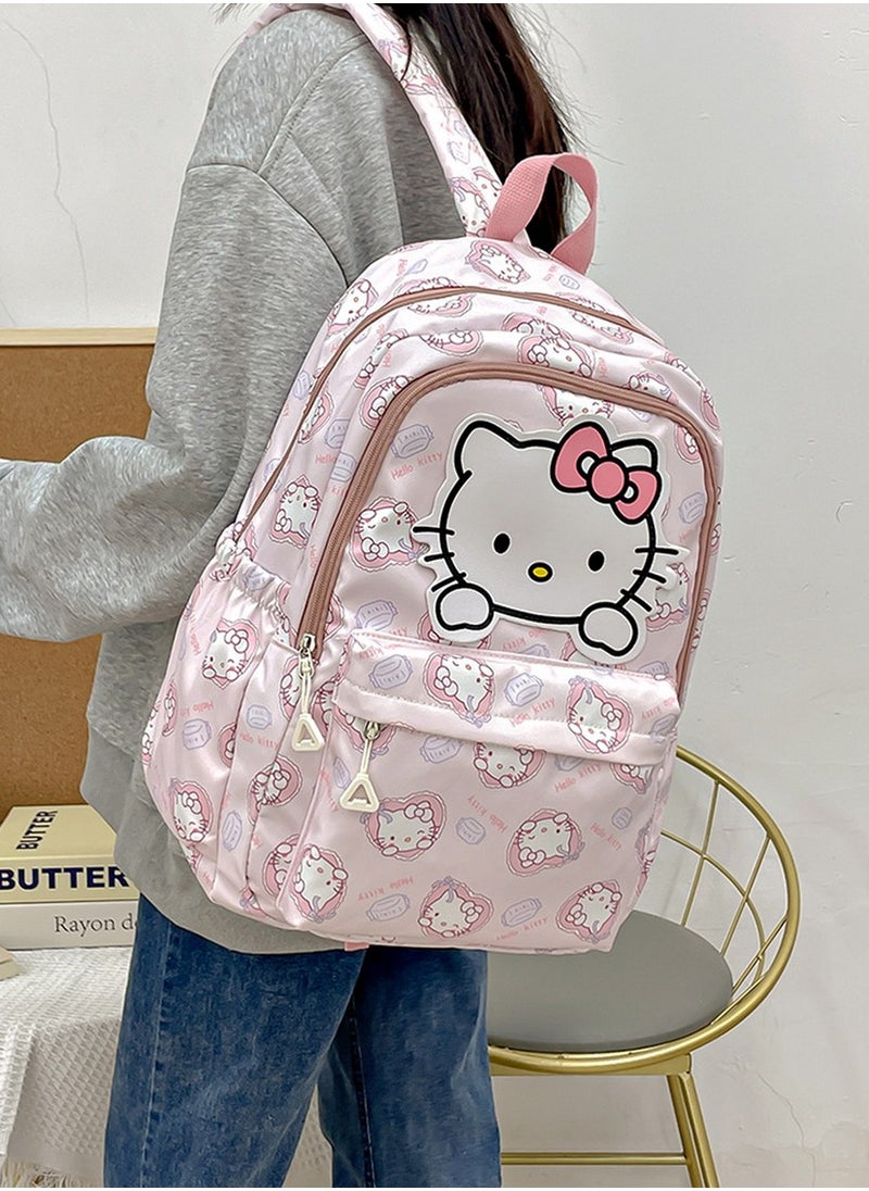HelloKitty Backpack for School Kids Backpack Laptop Backpack School Bag Cute Anime Backpack for Girls Boys