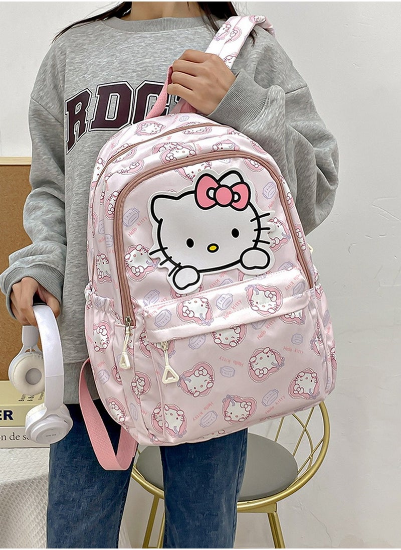 HelloKitty Backpack for School Kids Backpack Laptop Backpack School Bag Cute Anime Backpack for Girls Boys