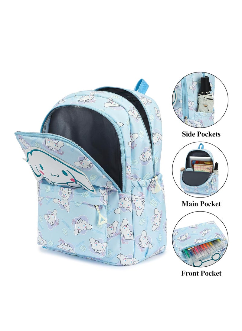 Cinnamoroll Backpack for School Kids Backpack Laptop Backpack School Bag Cute Anime Backpack for Girls Boys