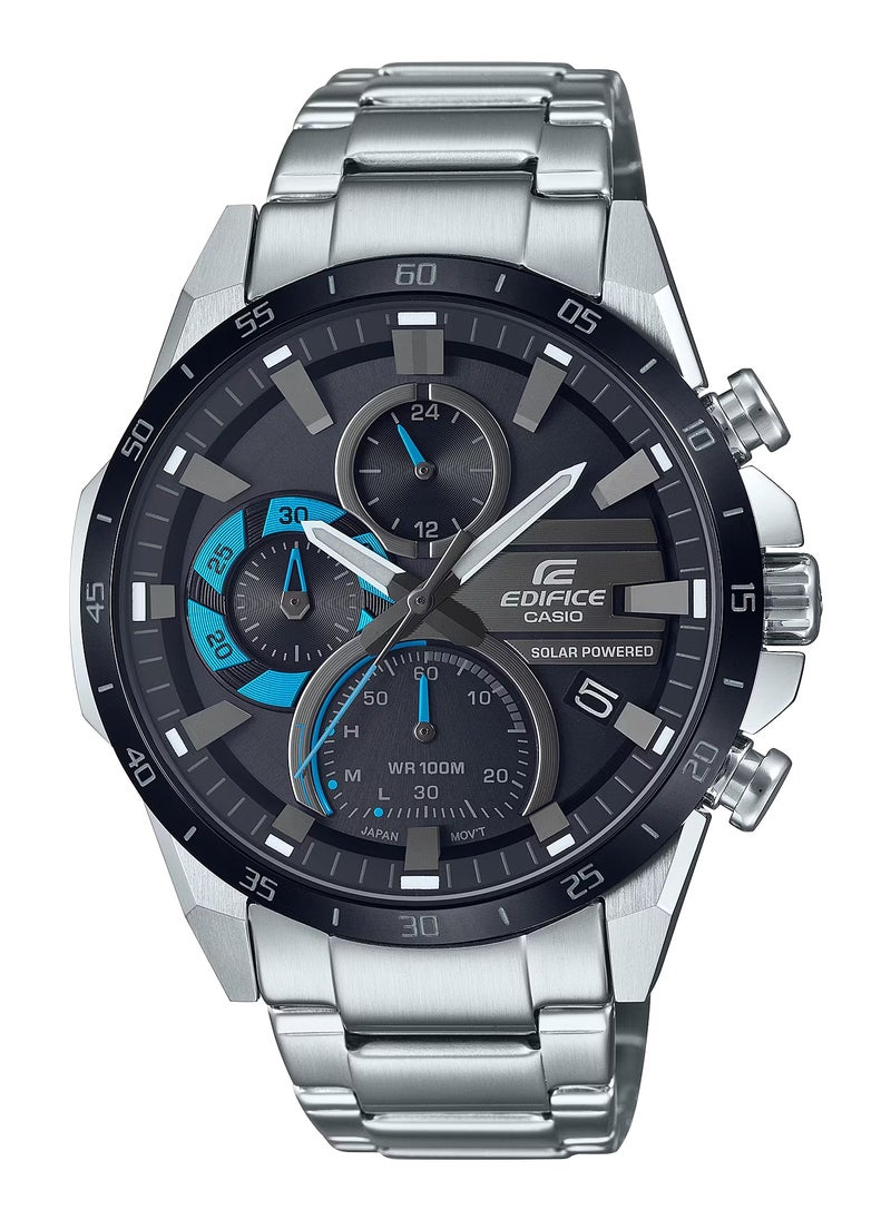 Edifice Solar Powered Chronograph Stainless Steel Men's Watch EQS-940DB-1BV