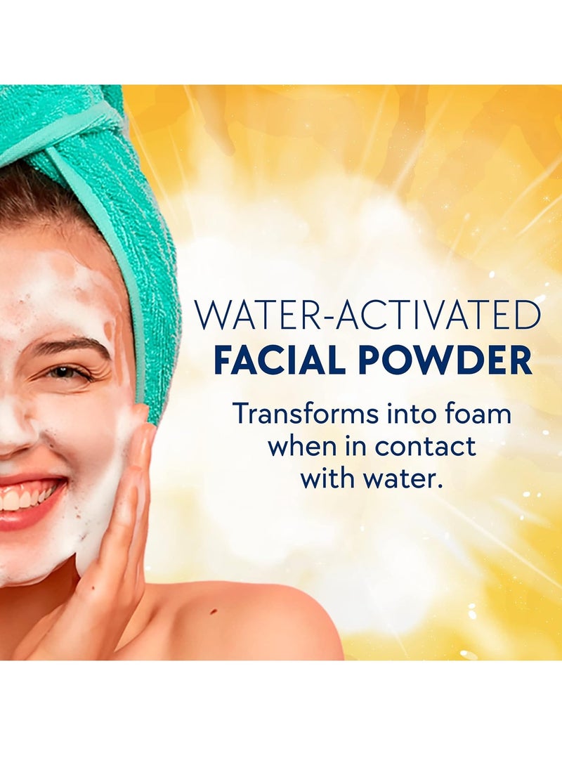 Asepxia Facial Cleanser Powder, Non-Abrasive Exfoliating Face Wash with Natural Pineapple Enzyme, Gentle Water-Activated Foaming Lather for Oily Skin, 1.4 oz