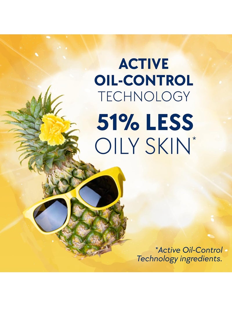 Asepxia Facial Cleanser Powder, Non-Abrasive Exfoliating Face Wash with Natural Pineapple Enzyme, Gentle Water-Activated Foaming Lather for Oily Skin, 1.4 oz