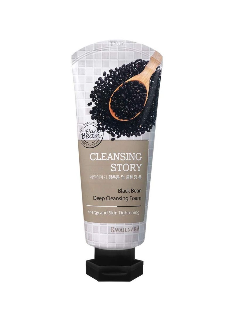 New Cleansing Story Natural Deep Facial Foam Cleanser - Black Bean by Kwailnara