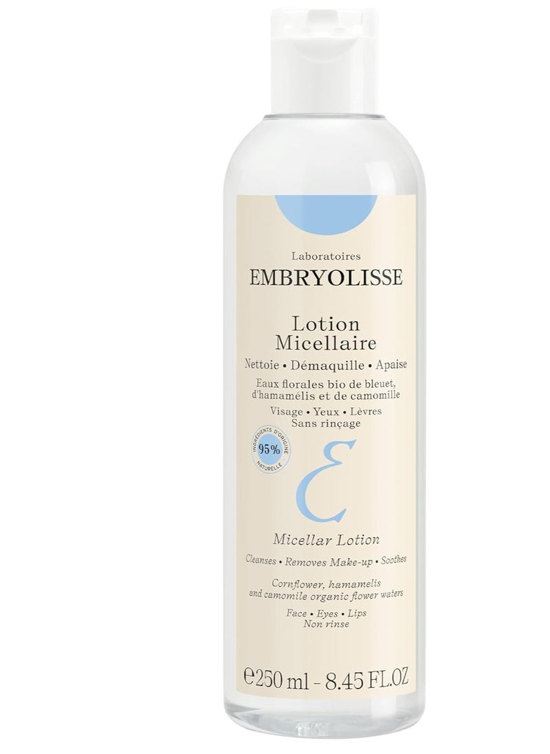 Embryolisse Micellar Lotion - Make-up Remover, Cleanser & Moisturizer - No Soap or Water Needed