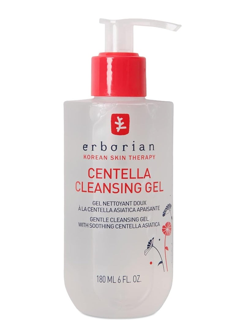 Erborian - Cleansing Gel - Gentle Daily Facial with Soothing Centella Asiatica Extract - Purifying, Detoxifying & Moisturizing Face Cleanser Removes Impurities - Korean Skincare - 6 fl. Oz