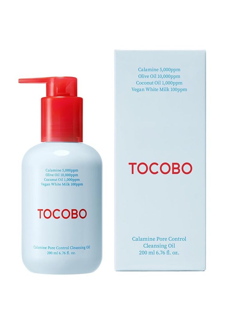 TOCOBO Calamine Pore Control Cleansing Oil 200ml / 6.76 fl oz | Blackheads, Make-up Cleansing, Pore Care, Deep Cleansing, mothers day