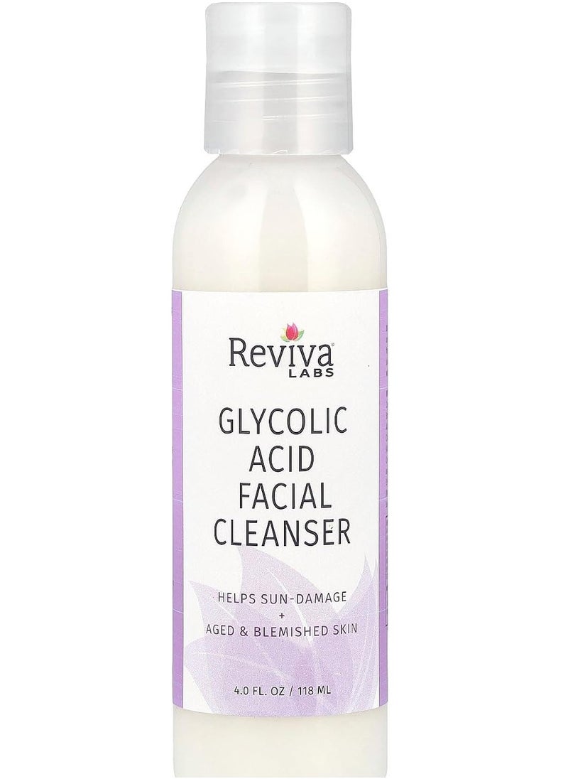 REVIVA LABS - Glycolic Acid Cleanser (4.oz)