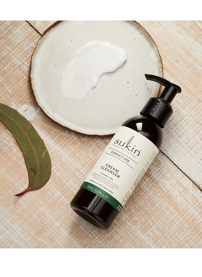 Sukin Naturals Cream Cleanser Pump, 4.23 Fluid Ounce