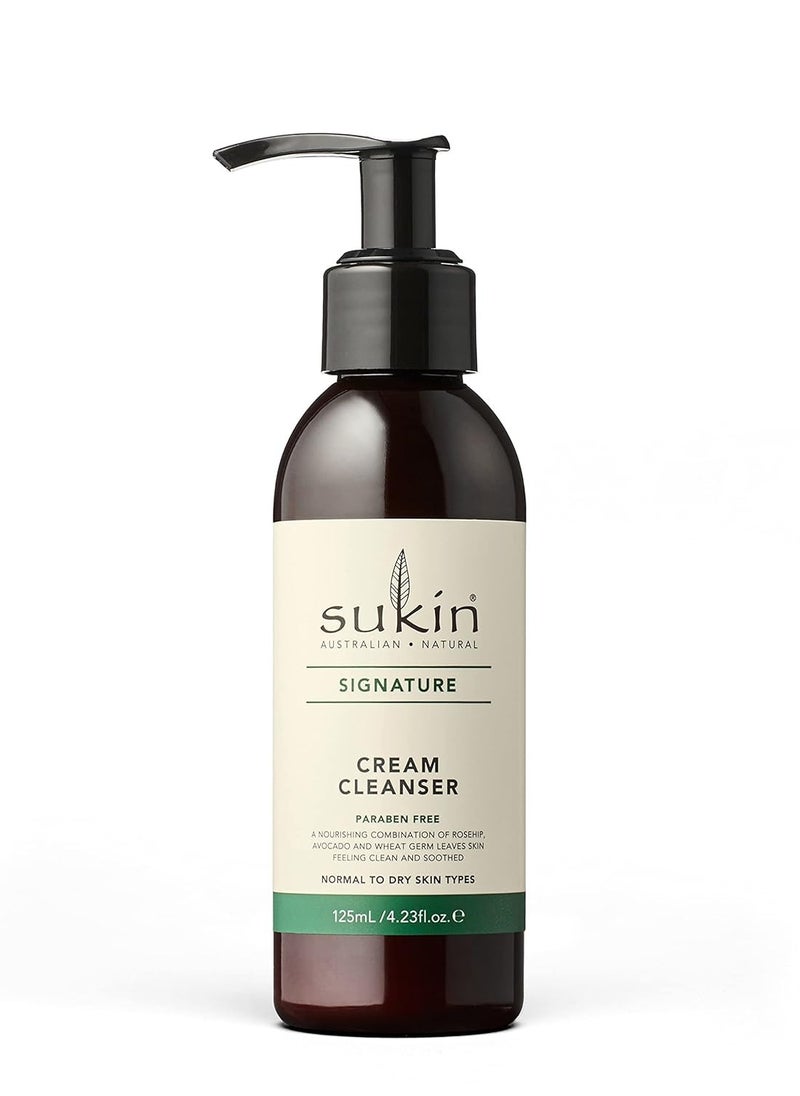 Sukin Naturals Cream Cleanser Pump, 4.23 Fluid Ounce