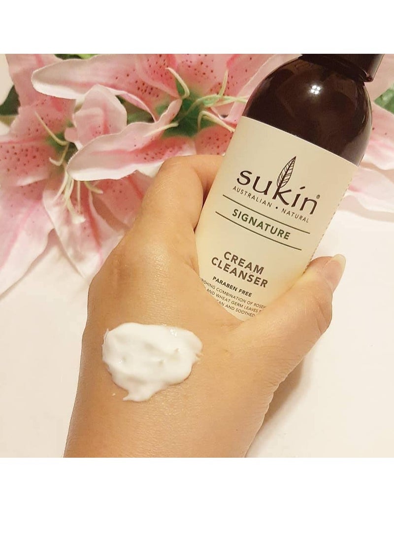 Sukin Naturals Cream Cleanser Pump, 4.23 Fluid Ounce