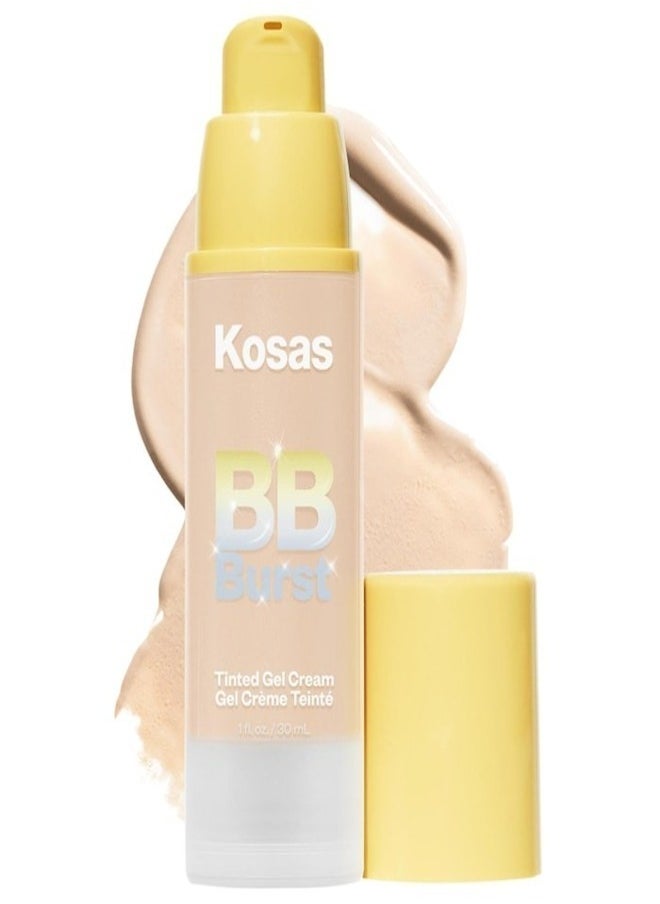 KOSAS BB Burst Tinted Moisturizer Gel Cream with Copper Peptides - Light Neutral 12 - Light With Neutral Undertones 30ml