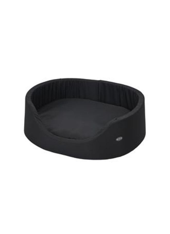 Buster oval bed Black 100cm