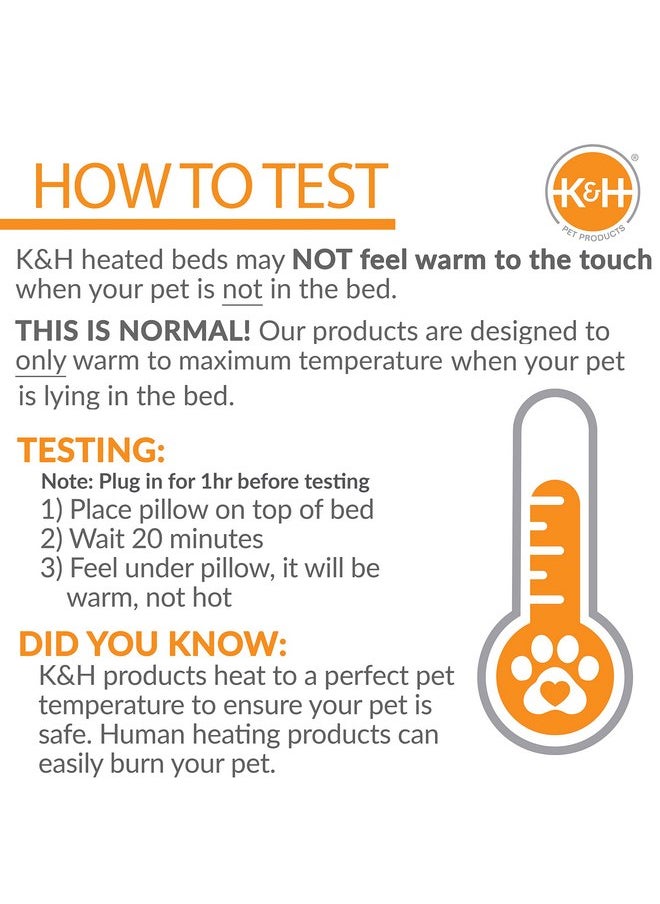 K&H Pet Products Thermo-Kitty Sleephouse Heated Pet Bed Tan/Leopard 12