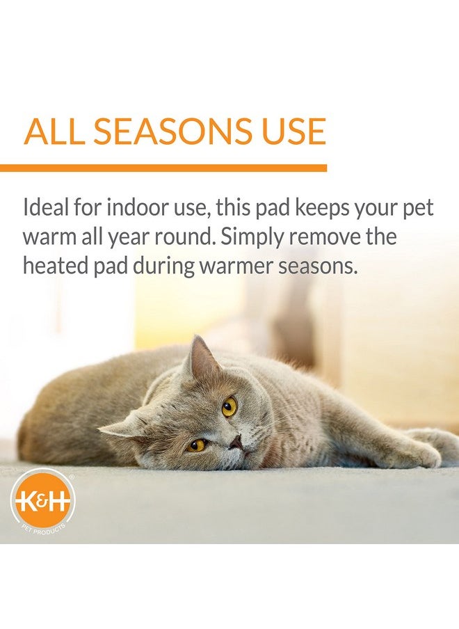 K&H Pet Products Thermo-Kitty Sleephouse Heated Pet Bed Tan/Leopard 12