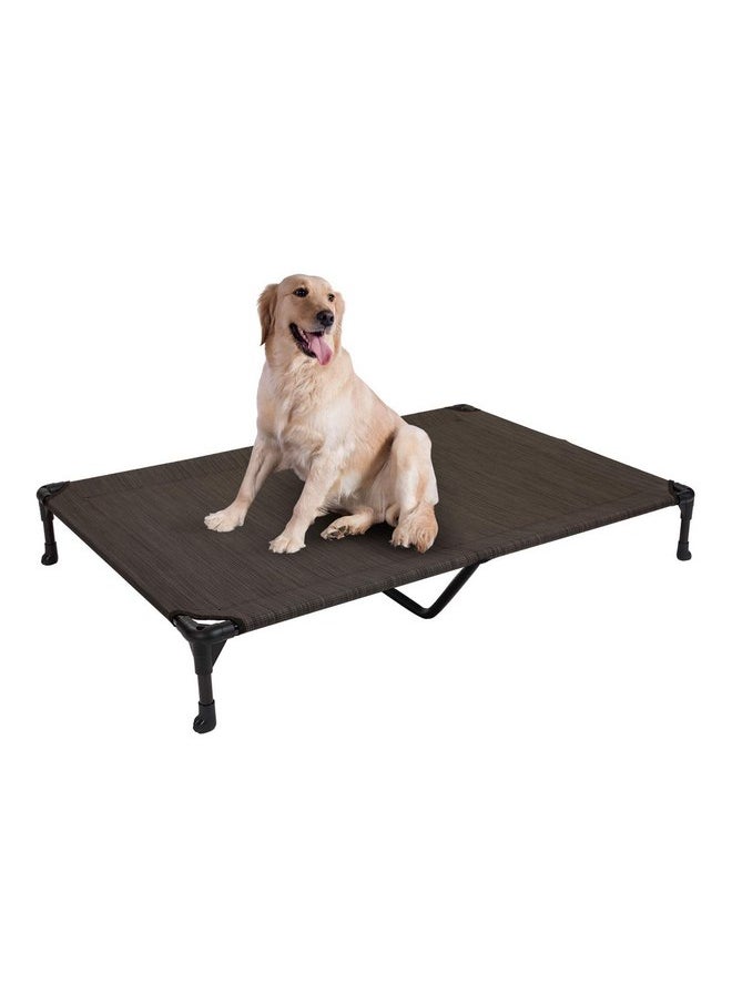 Veehoo Cooling Elevated Dog Bed, Portable Raised Pet Cot with Washable & Breathable Mesh, No-Slip Feet Durable Dog Cots Bed for Indoor & Outdoor Use, X Large, CWC1803-XL