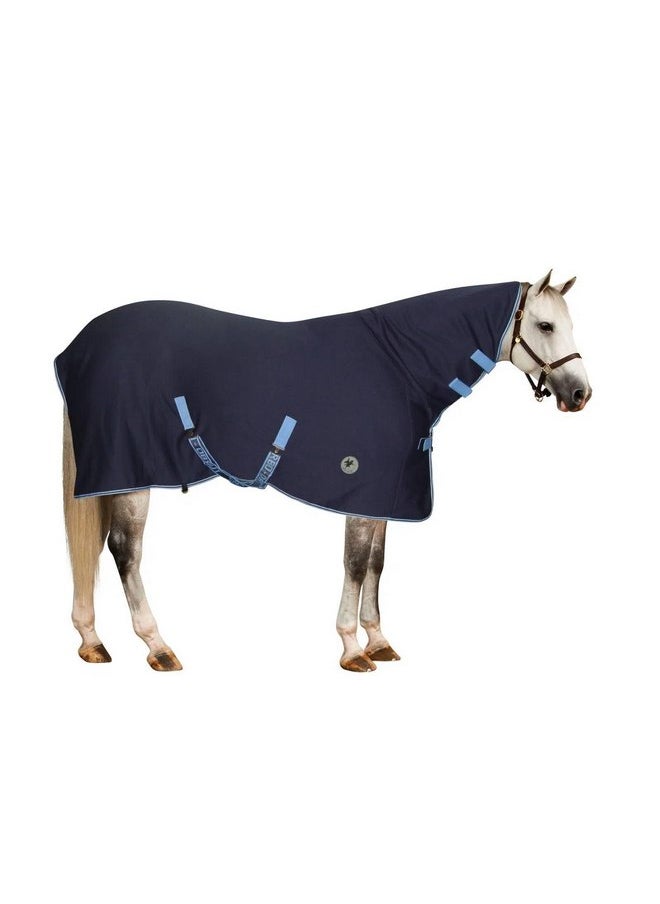 CENTAUR Turbo-Dry Cooler Sheet With Contour Neck, Navy, Large Horse