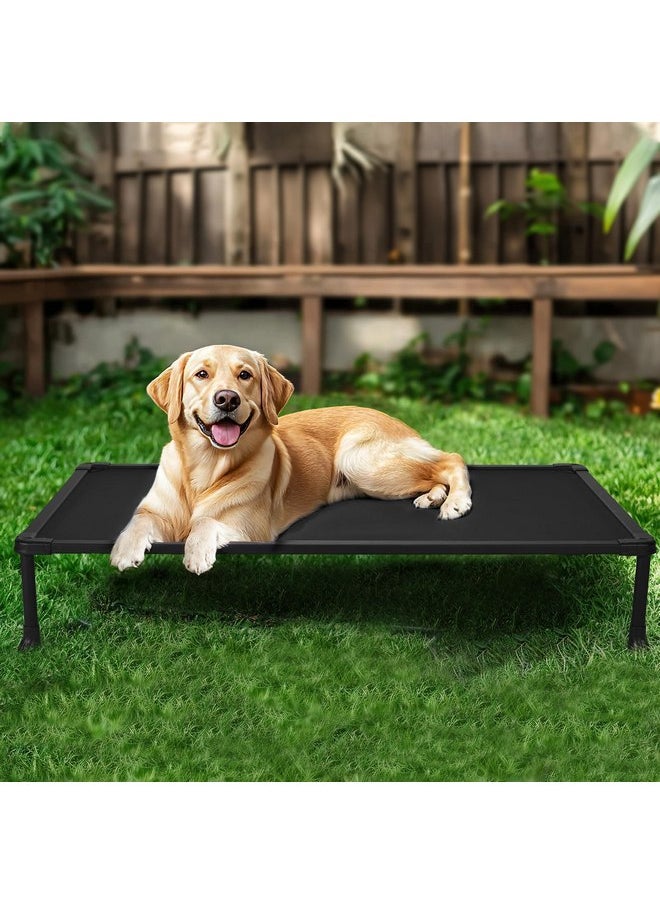 Veehoo Chew Proof Dog Bed, Non Chewable Dog Cots Beds for Large Dogs, Anti-Scratch Durable Dog Hammock Raised Place Bed for Dog Training Platform, Outdoor Cooling Dog Bed Off Ground, CWC2420ACP