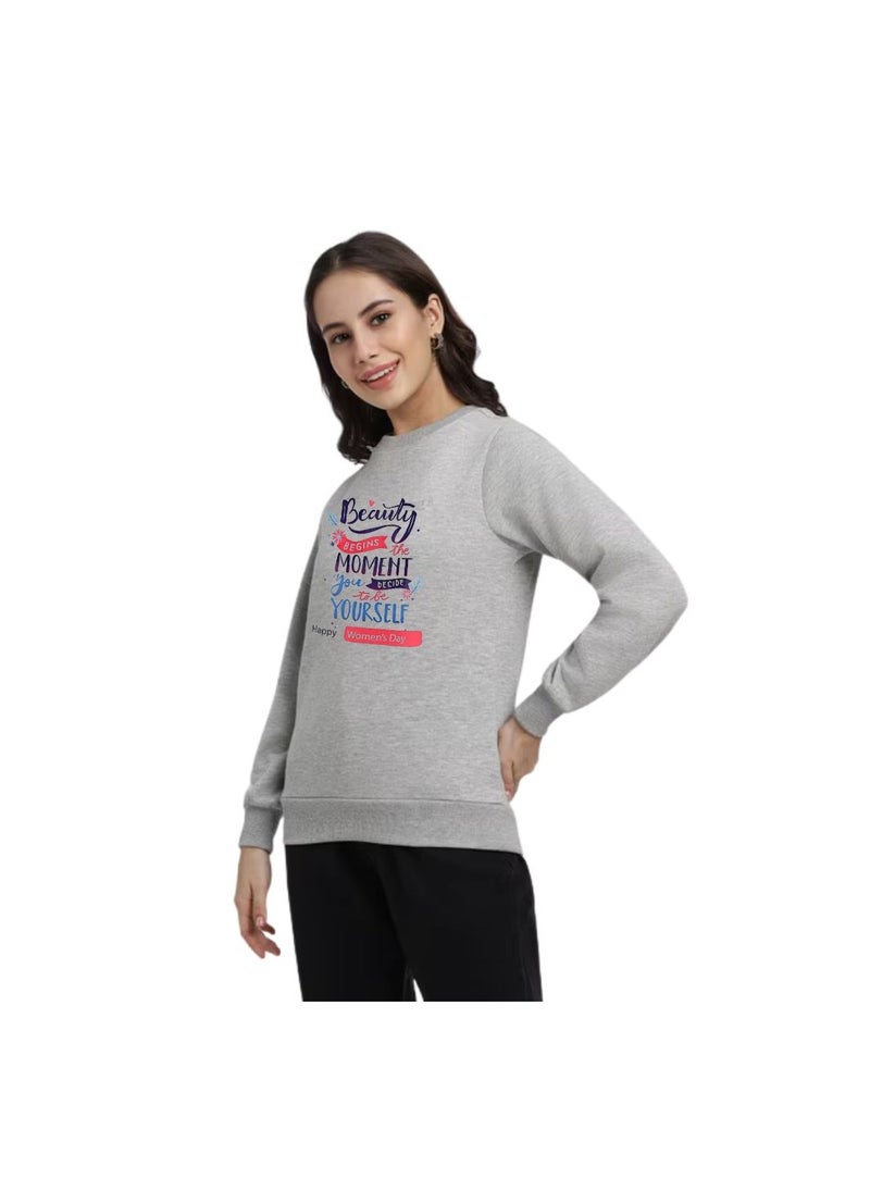 International Women’s Day Sweatshirt–Full Sleeve,100% Cotton|Soft,Warm&Comfortable|Ideal For Events,Casual Wear&Daily Outfits