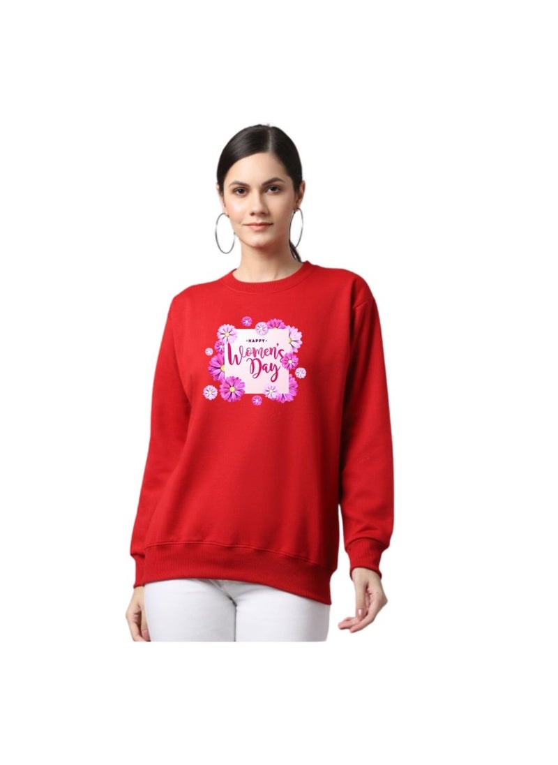International Women’s Day Sweatshirt–Full Sleeve,100% Cotton|Soft,Warm&Comfortable|Ideal For Events,Casual Wear&Daily Outfits