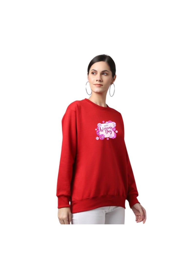 International Women’s Day Sweatshirt–Full Sleeve,100% Cotton|Soft,Warm&Comfortable|Ideal For Events,Casual Wear&Daily Outfits