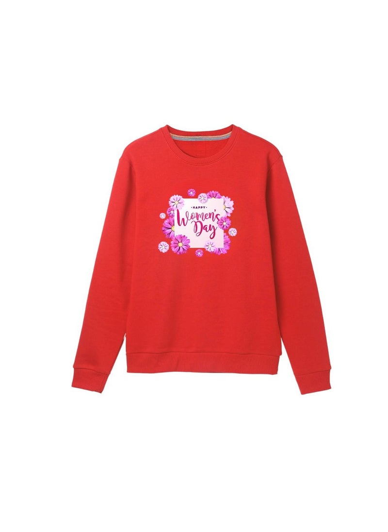 International Women’s Day Sweatshirt–Full Sleeve,100% Cotton|Soft,Warm&Comfortable|Ideal For Events,Casual Wear&Daily Outfits
