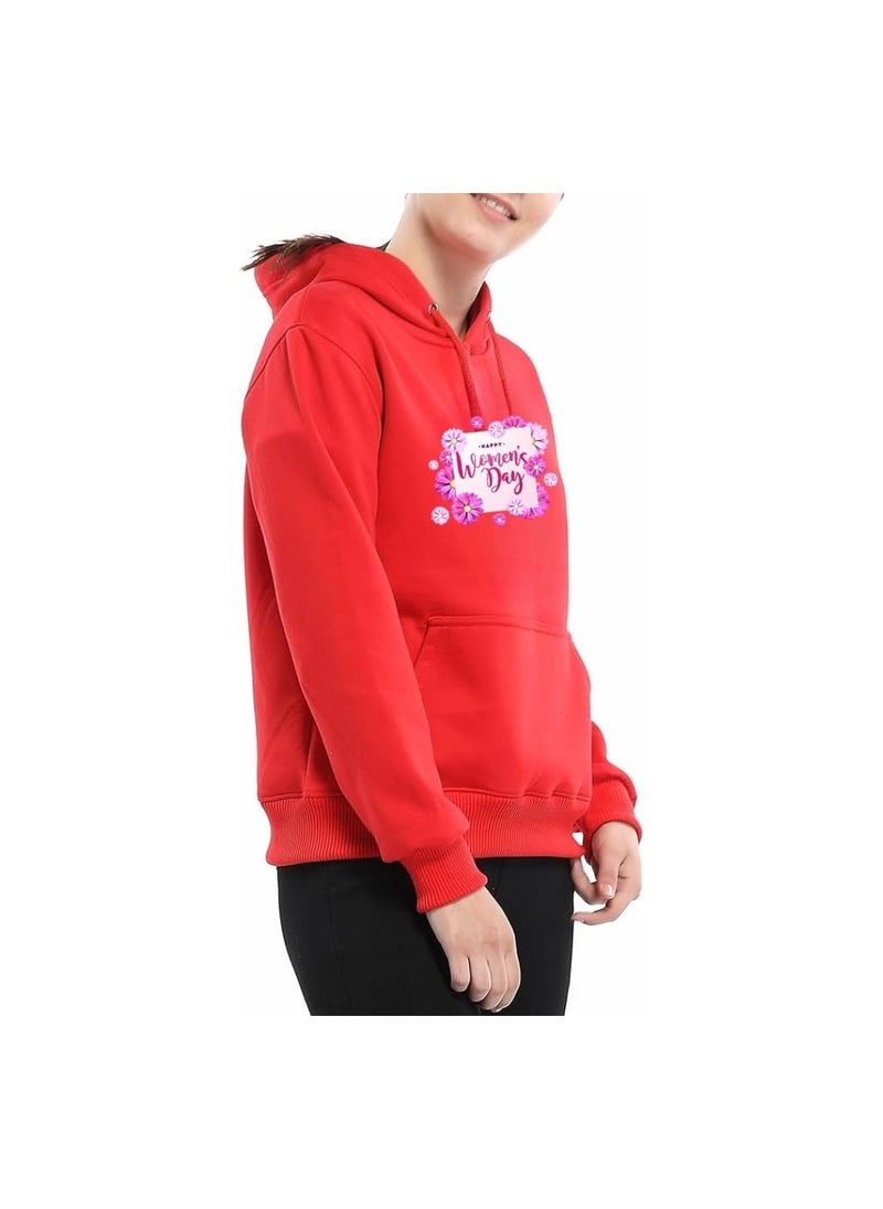 International Women’s Day Hoodie–Full Sleeve,100% Cotton|Soft,Warm&Comfortable|Ideal For Events,Casual Wear&Daily Outfits