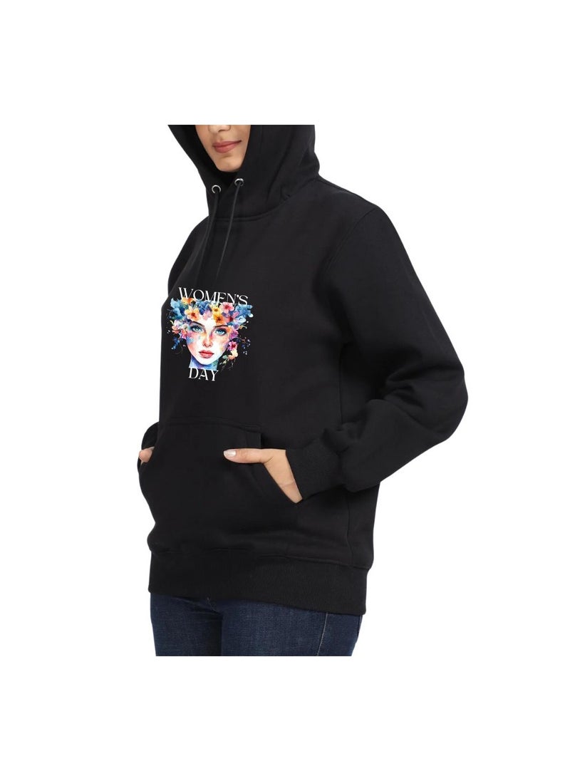 International Women’s Day Hoodie–Full Sleeve,100% Cotton|Soft,Warm&Comfortable|Ideal For Events,Casual Wear&Daily Outfits