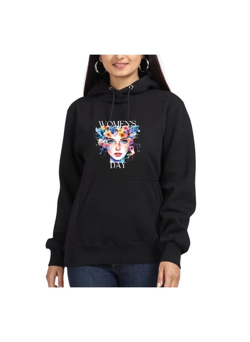 International Women’s Day Hoodie–Full Sleeve,100% Cotton|Soft,Warm&Comfortable|Ideal For Events,Casual Wear&Daily Outfits