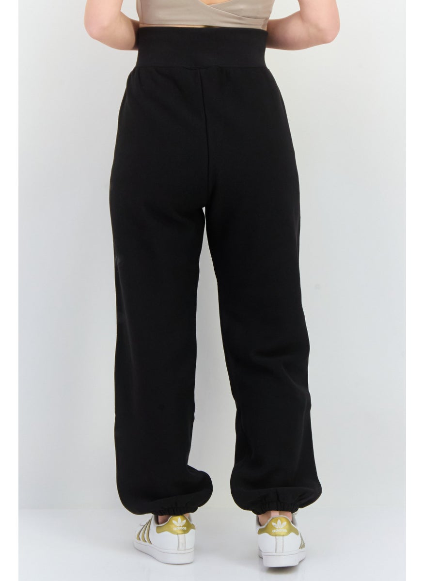Women Sportswear Fit Outdoor Jogger Pants, Black