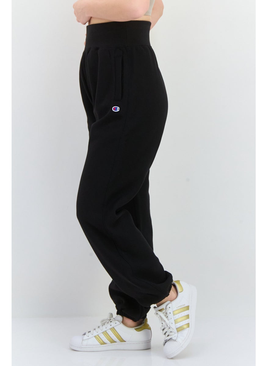 Women Sportswear Fit Outdoor Jogger Pants, Black