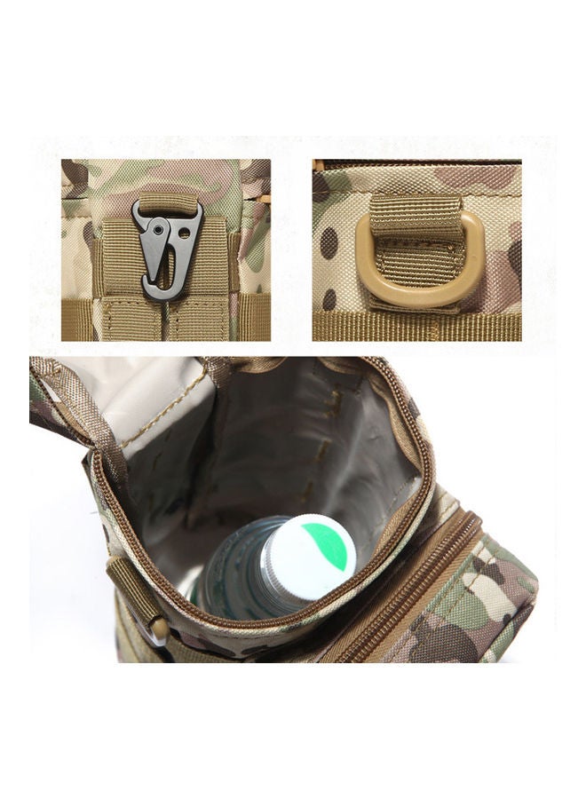 Molle Outdoors Tactical Shoulder Bag Water Bottle Pouch Kettle Waist Back Pack 20 x 10 x 20cm