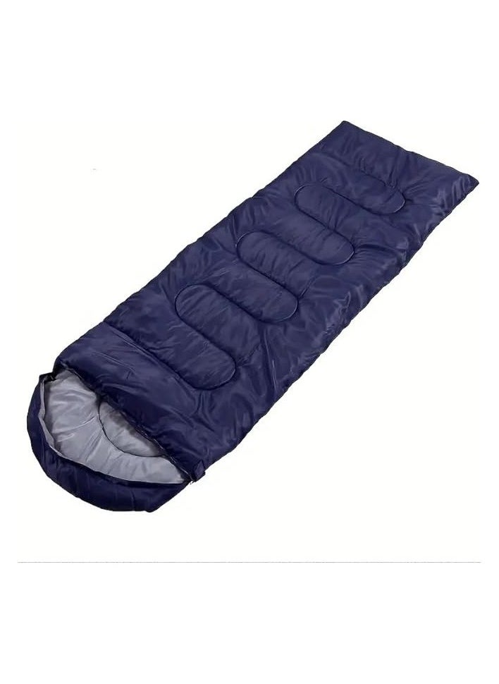 Premium Lightweight Sleeping Bag for Camping, Hiking, Backpacking | Warm, Water-Resistant and Portable (210 x75 cm) Compression Sack for Easy Packing Perfect for Picnic and Outdoor Adventures