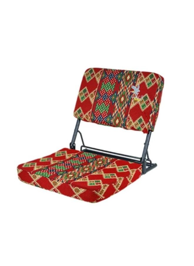 Sand Desert Floor Sitting Chair with Adjustable Angles Padded Back Support Arabic Majlis Chair