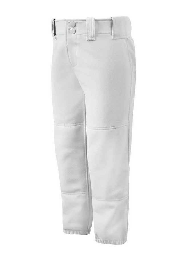 Mizuno Womens Select Low Rise Belted Pant M White, White, Medium US