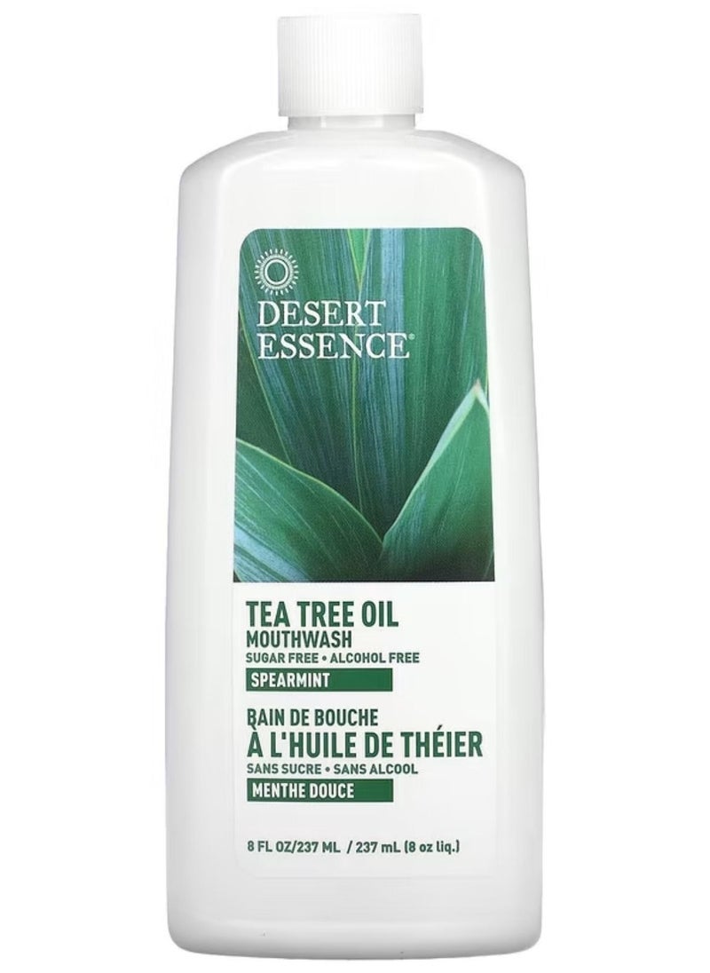 Tea Tree Oil Mouthwash Spearmint  8 fl oz 237 ml