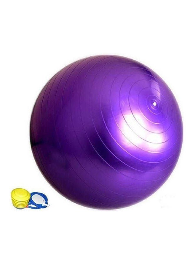 Balance Stability Pilates Ball For Yoga Fitness Exercise With Air Pump 65cm